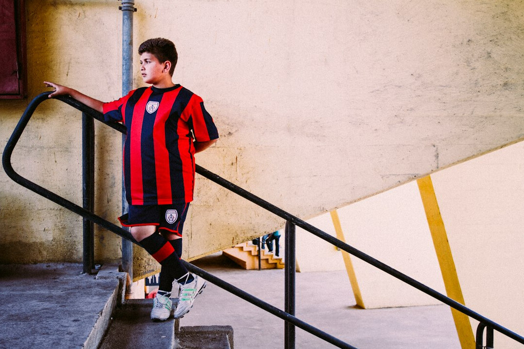 Portrait of a Turkish male sports editor